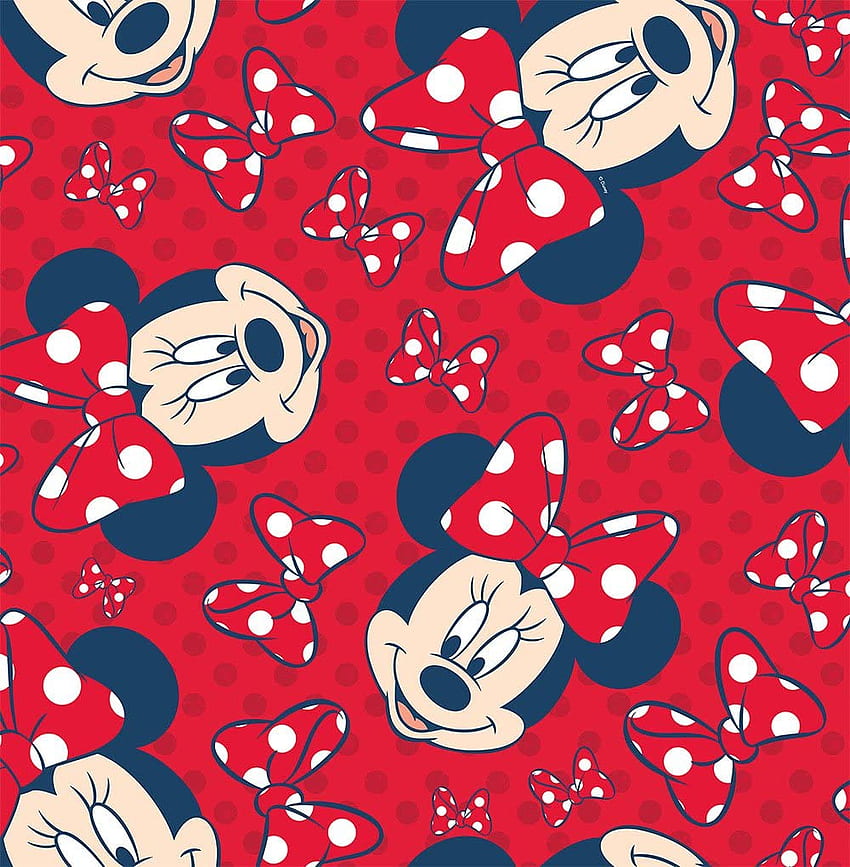 Graham Brown & Minnie Mouse Red Bow Wallaper The Collection Kids IV, Multicoloured, 70 235 .uk: DIY & Tools HD phone wallpaper