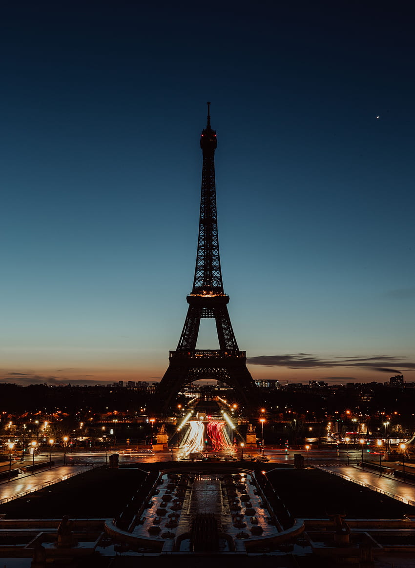 Cities, Night, Paris, Eiffel Tower, City Lights HD phone wallpaper