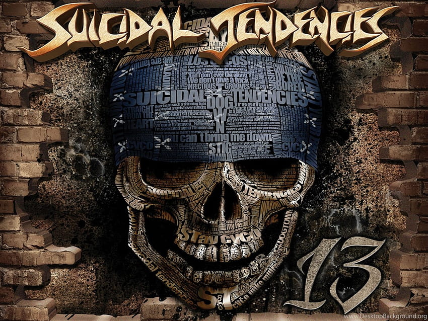 SUICIDAL TENDENCIES Thrash Metal Heavy Dark Skull Hi . Background, Suicidal Angels HD wallpaper
