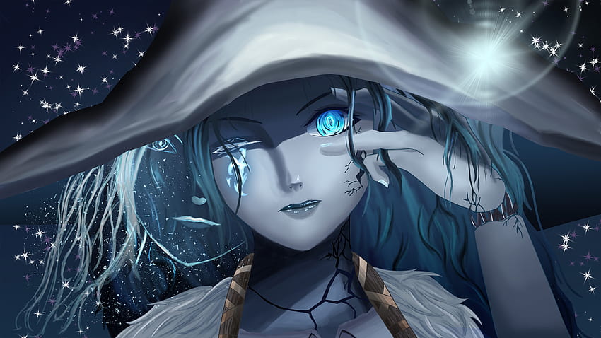 Light Blue Eyes Ranni the Witch Elden Ring HD wallpaper