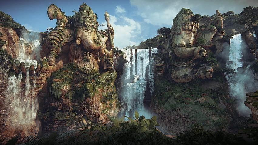 Uncharted: หน้าจอของเกม The Lost Legacy นั้นน่าทึ่ง [สปอยเลอร์] Gaming Central วอลล์เปเปอร์ HD