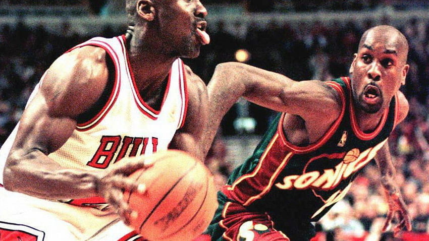 The Stats That Show Gary Payton Did Tire Out Michael Jordan in the 1996 NBA Finals HD wallpaper