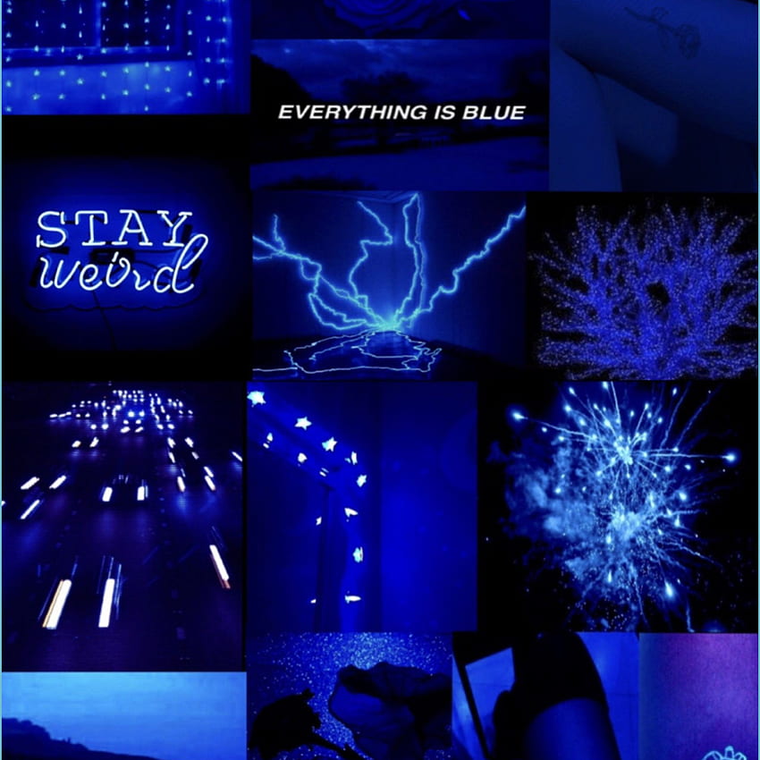 Blue aesthetic Dark blue aesthetic Electric blue aesthetic - electric ...