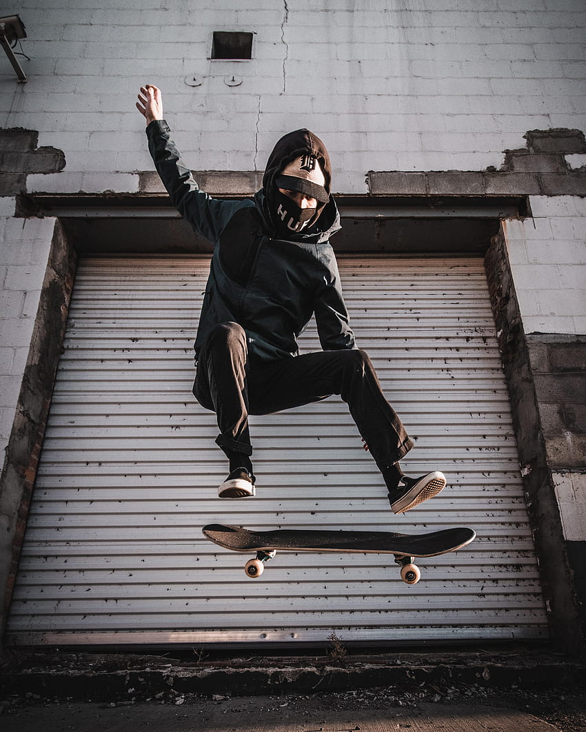 Mask, Skateboarder, Skate, Skateboarding HD phone wallpaper