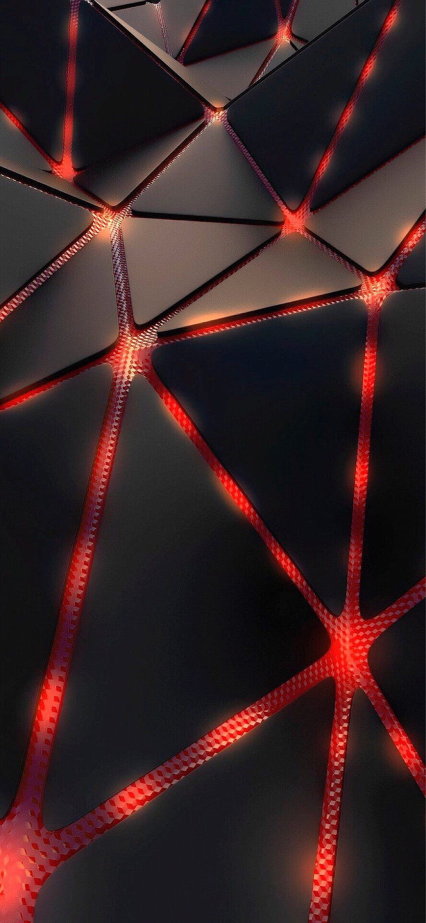 Nantawat inteligente en el iPhone X. Rojo y negro, tecnología, espacio, Modern Black and Red fondo de pantalla del teléfono