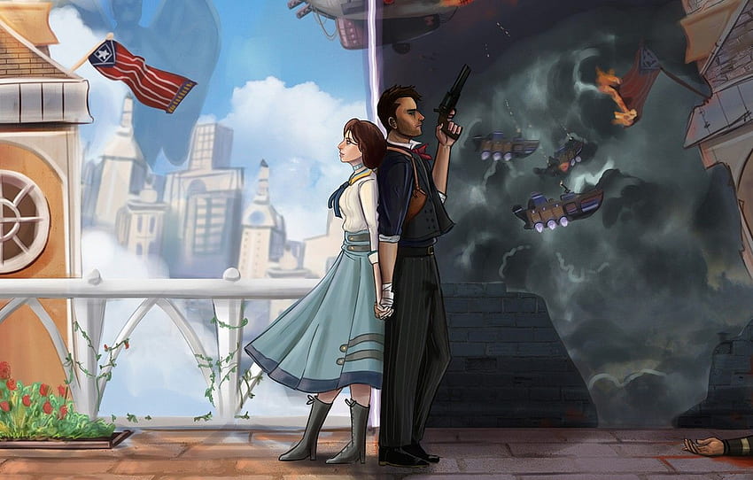 art, Elizabeth, Irrational Games, BioShock Infinite HD wallpaper