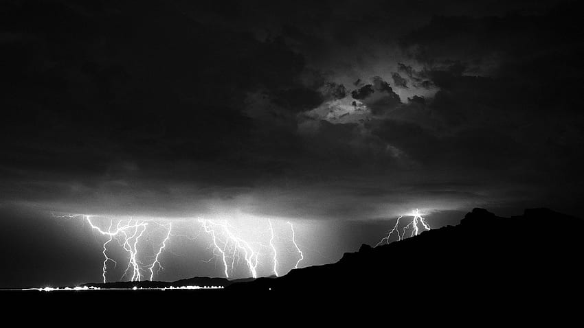 Lightning Storm, Scary Storm Clouds HD wallpaper