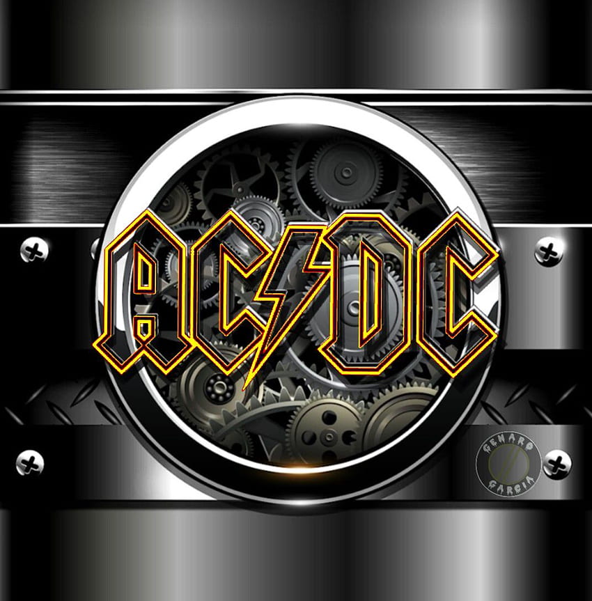 AC DC - Logo. Zespoły rockowe, logo Rolling Stones, akc Tapeta na telefon HD