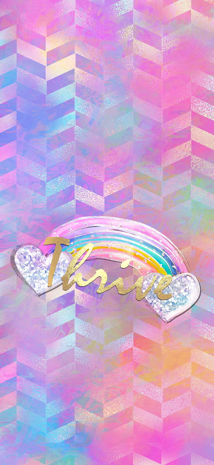 Thrive . Holographic , iPhone glitter, New iphone, Hologram HD phone wallpaper