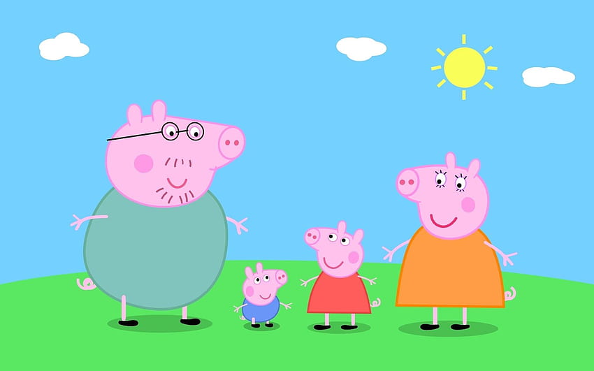 Peppa Pig Cartoon - Peppa Pig High Resolution - - HD wallpaper