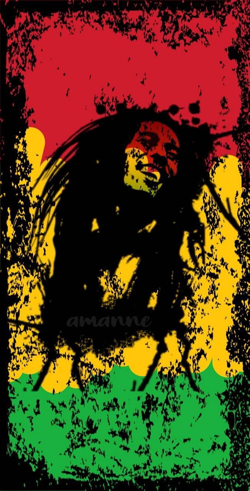 Bob Marley Rasta pour Android, Bob Marley Drapeau Fond d'écran de téléphone HD
