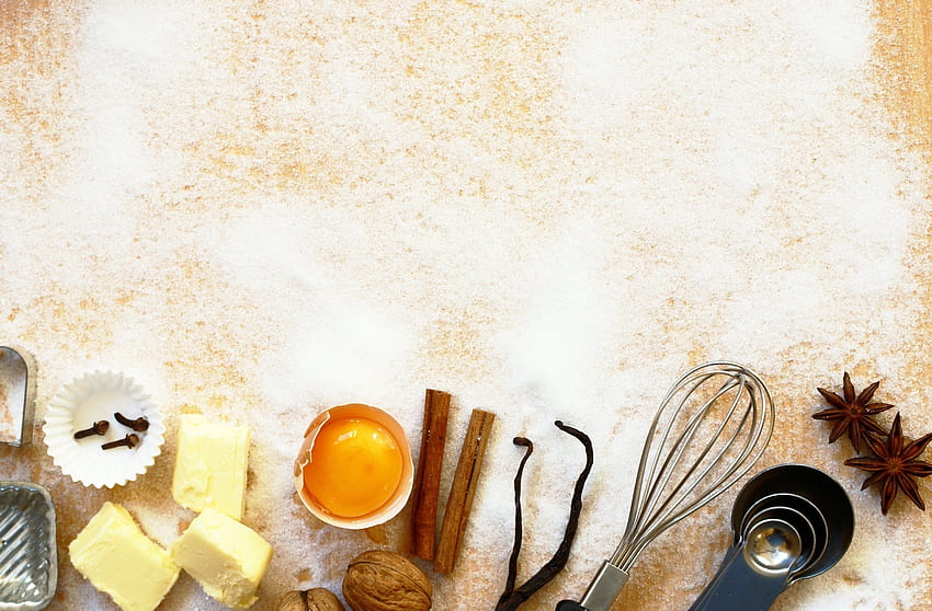 Sizing Ingredients afari - Baking Background - & Background HD wallpaper