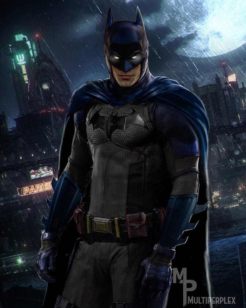 Batman comics, Batman gotham knight, Batman Blue and Grey HD phone ...