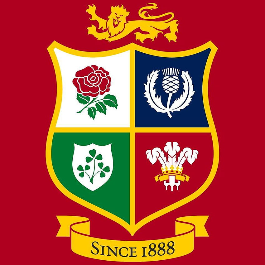 Nowe logo rugby British Lions. Brytyjskie i irlandzkie lwy, brytyjskie lwy rugby, logo Rugby, Irlandia Rugby Tapeta na telefon HD