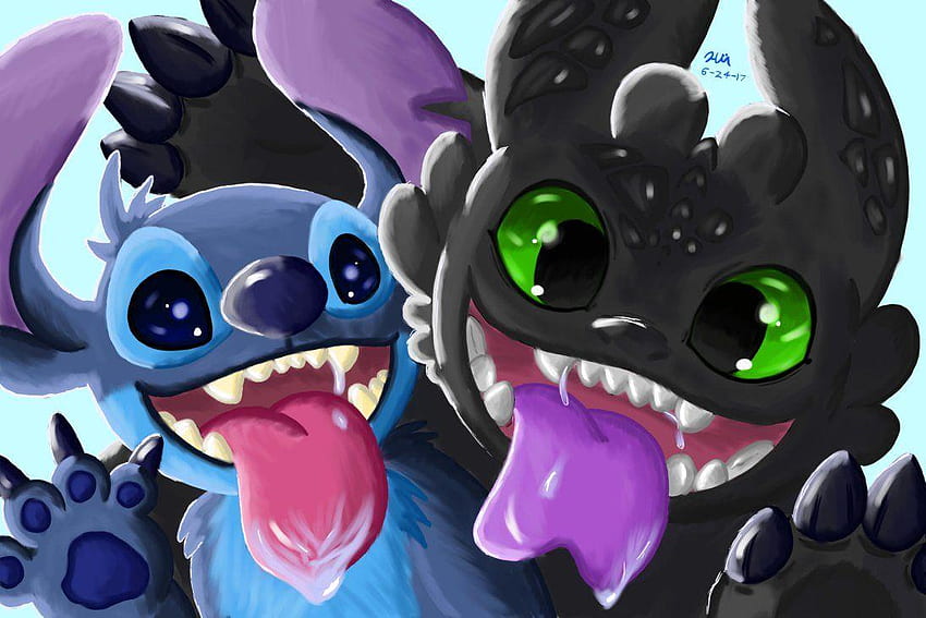 HD toothless and stitch wallpapers  Peakpx