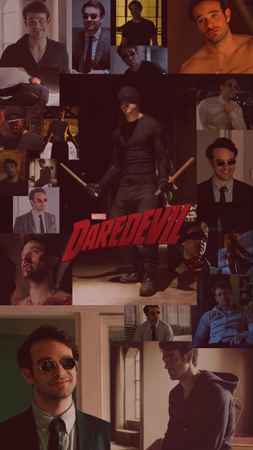Daredevil, Netflix, Kopf, Rot, Mantel, Blind, Marvel, Matt-Murdock HD-Handy-Hintergrundbild