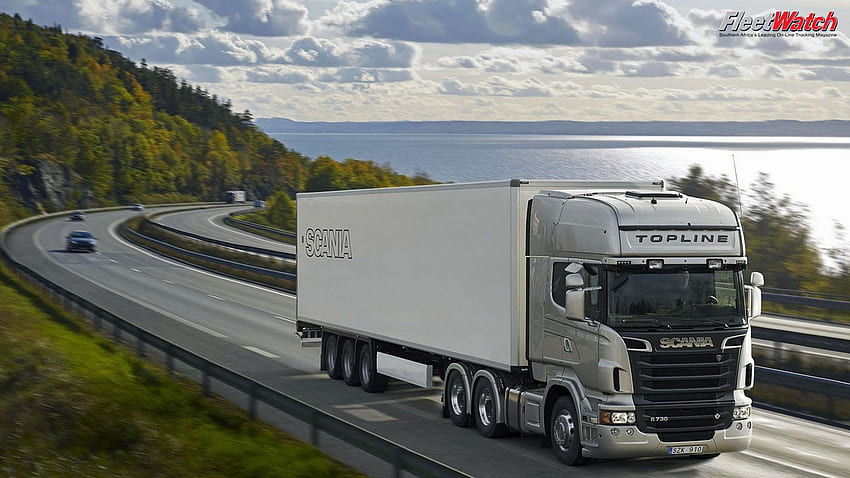 SEMI kamyon traktör römork taşıma büyük teçhizat taşıma kamyon aracı., Scania S730 HD duvar kağıdı