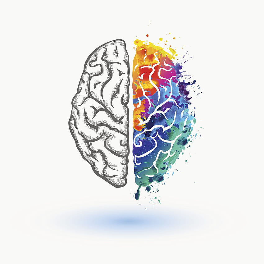 Seni Otak, Lukisan Otak, Otak, Otak Kreatif wallpaper ponsel HD