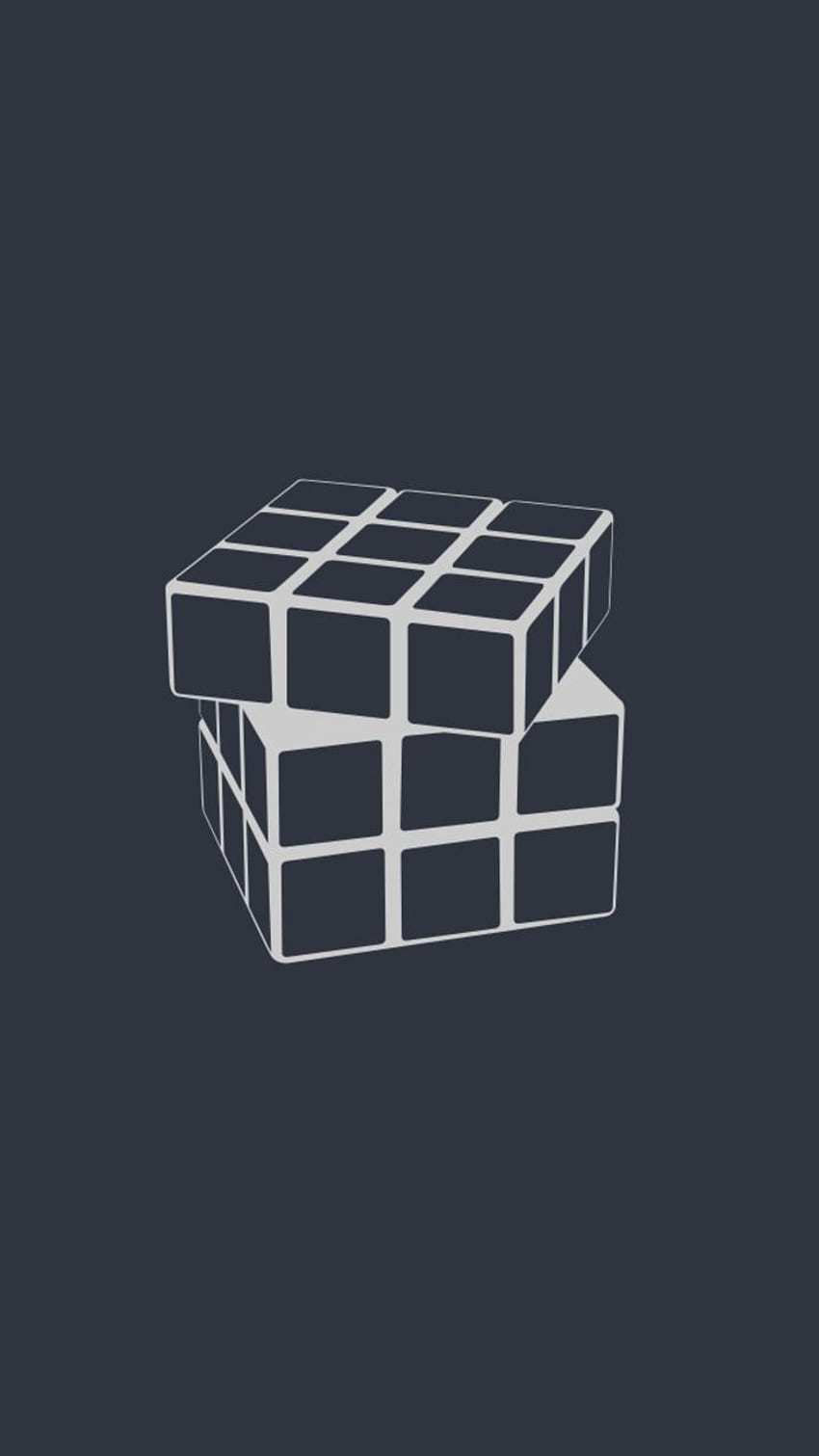 Rubiks Cube Minimalism U3, 720X1280 Minimalist HD phone wallpaper