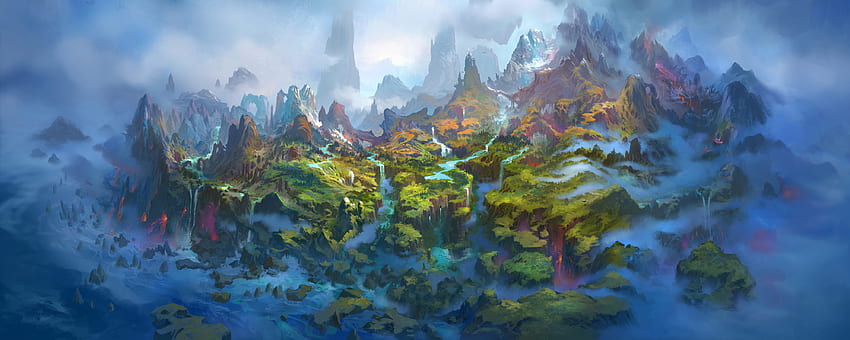 World of Warcraft: Dragonflight i tło Tapeta HD