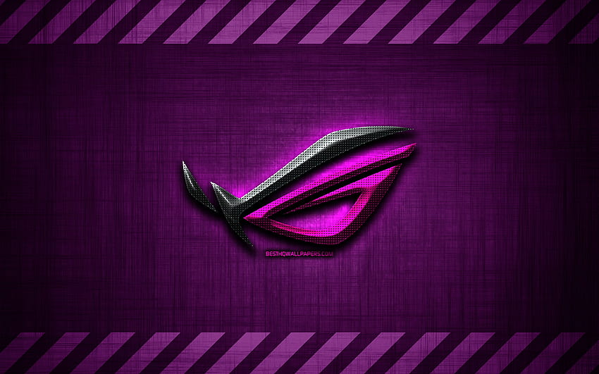 Nvidia logo, , purple metal background, Purple Grunge HD wallpaper