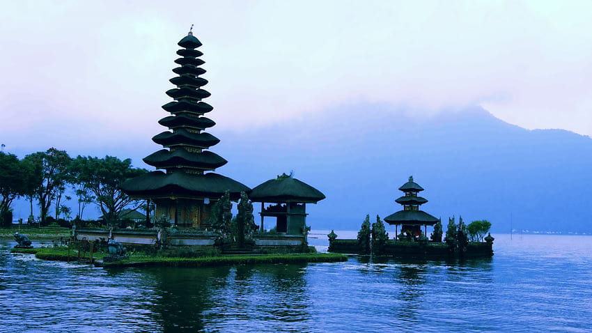 Templo de Bali Indonésia papel de parede HD