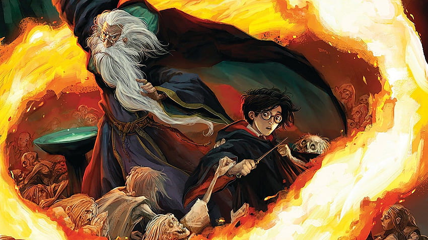 Albus Dumbledore, Book, Harry Potter, Harry Potter HD wallpaper