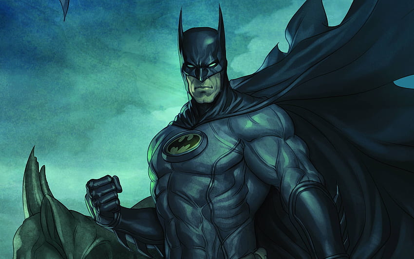 Batman, fumetti, dark, arte Sfondo HD