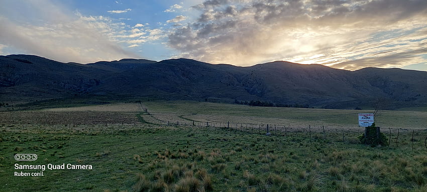 Montañas, pradera, Sierra, powietrze Tapeta HD