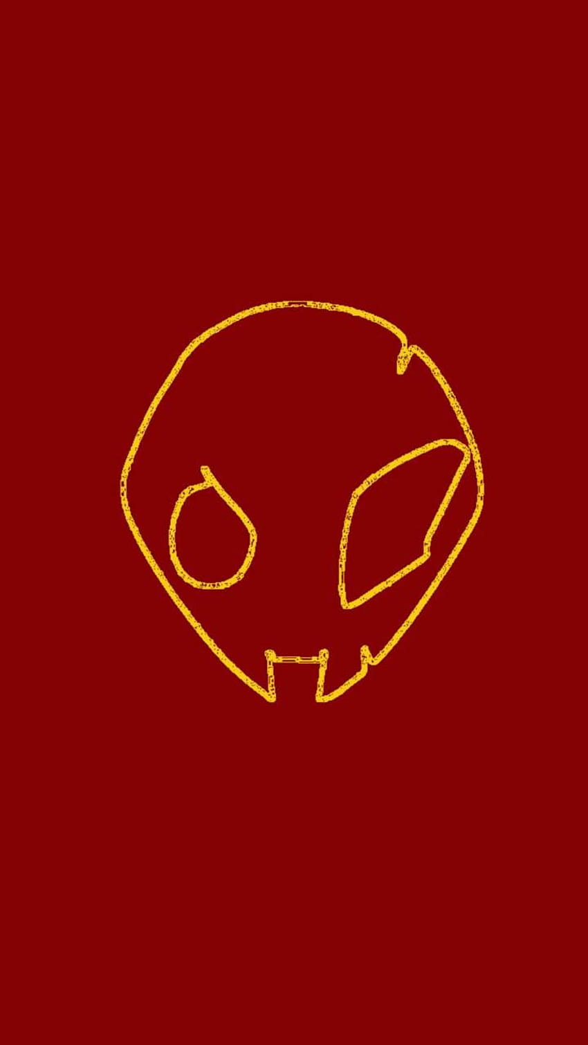 S1000rr alien logo, Alien Head HD phone wallpaper