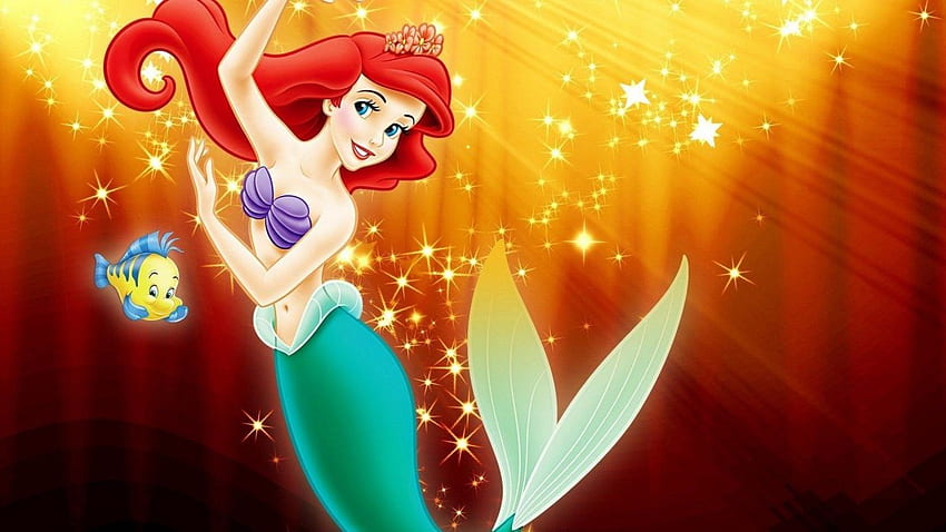 LITTLE MERMAID disney fantasy animation cartoon adventure family 1littlemermaid ariel princess ocean sea underwater . . 575915, Ariel Laptop HD wallpaper