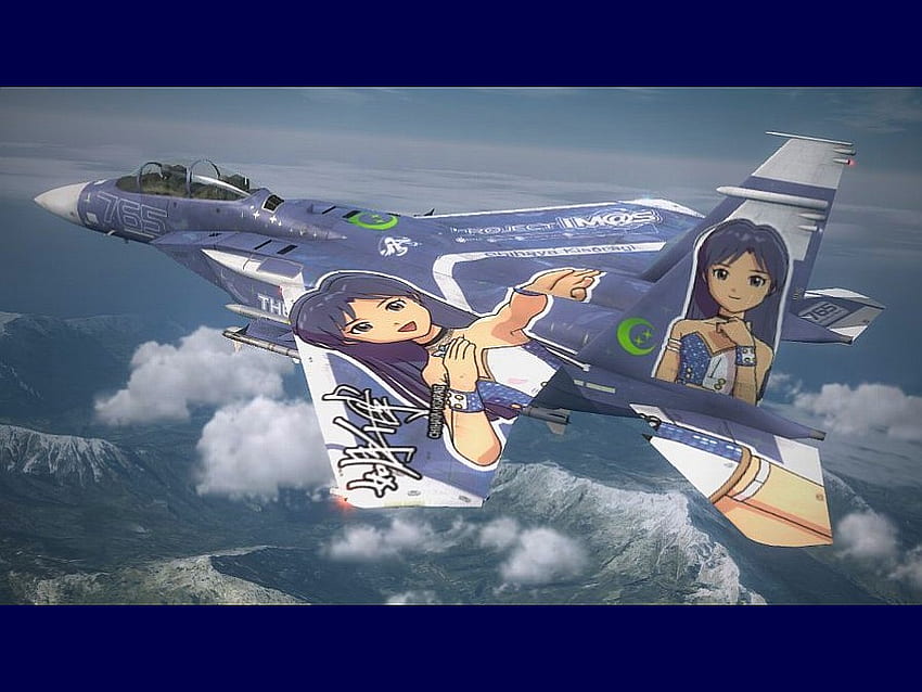 Anime short hair f raptor ace combat girls jet fighter Playmat Gaming Mat |  eBay