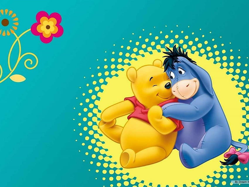 Winnie The Pooh And Friend Eeyore Gray Donkey Disney Background, Cartoon Donkey HD wallpaper