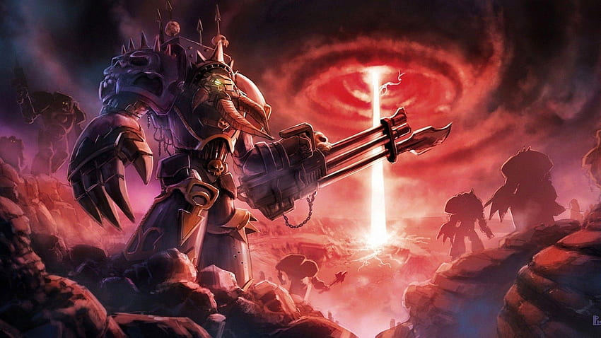 Chaos Space Marine, Warhammer 40K Chaos HD wallpaper