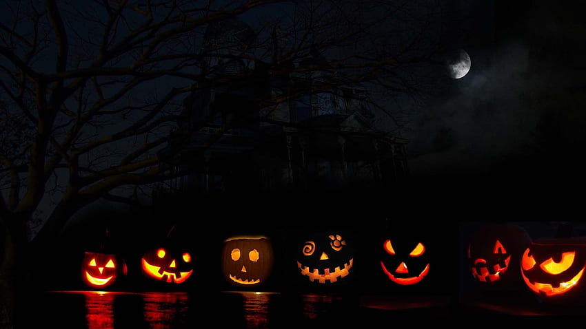 Hintergrund-Halloween-Festival-Sammlungen, ästhetisches Halloween HD-Hintergrundbild
