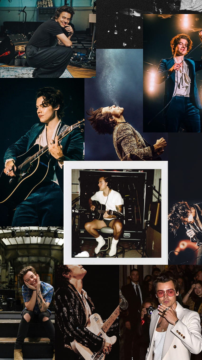 Harry Styles Collage en 2020. Fotos de harry styles, Fotos de one direction, Fondo de pantalla de harry styles Fond d'écran de téléphone HD