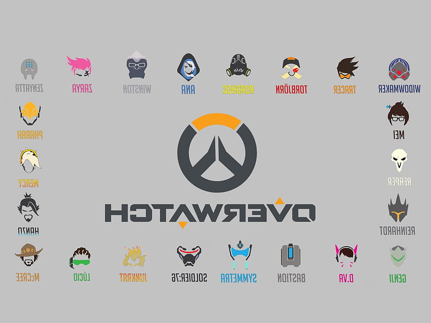 Overwatch All Heroes, Overwatch Logo HD Wallpaper | Pxfuel