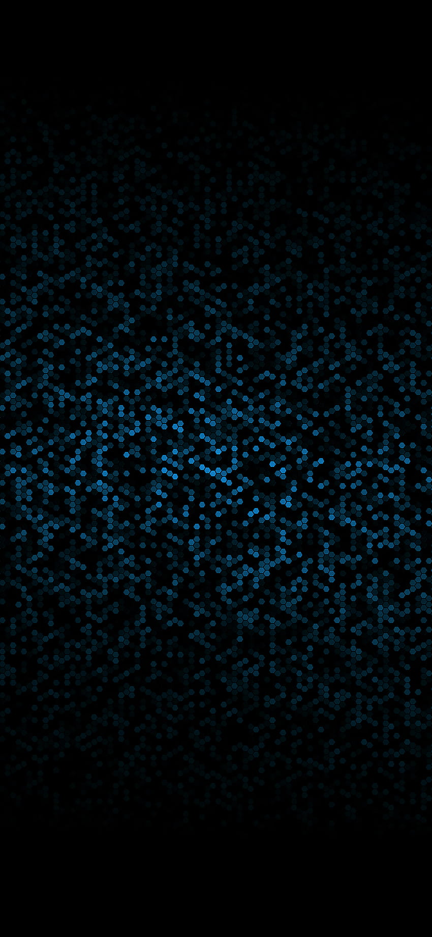iPhone11. patrón de puntos abstracto negro y azul, Resumen azul 7 fondo de pantalla del teléfono
