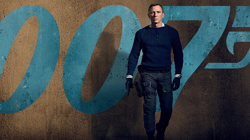 Daniel Craig w filmie Nie czas umierać 2020 o Bondzie Tapeta HD