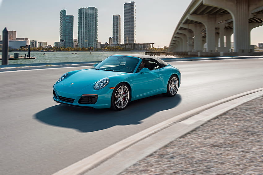 Porsche, Autos, Bewegung, Verkehr, Seitenansicht, Carrera S HD-Hintergrundbild