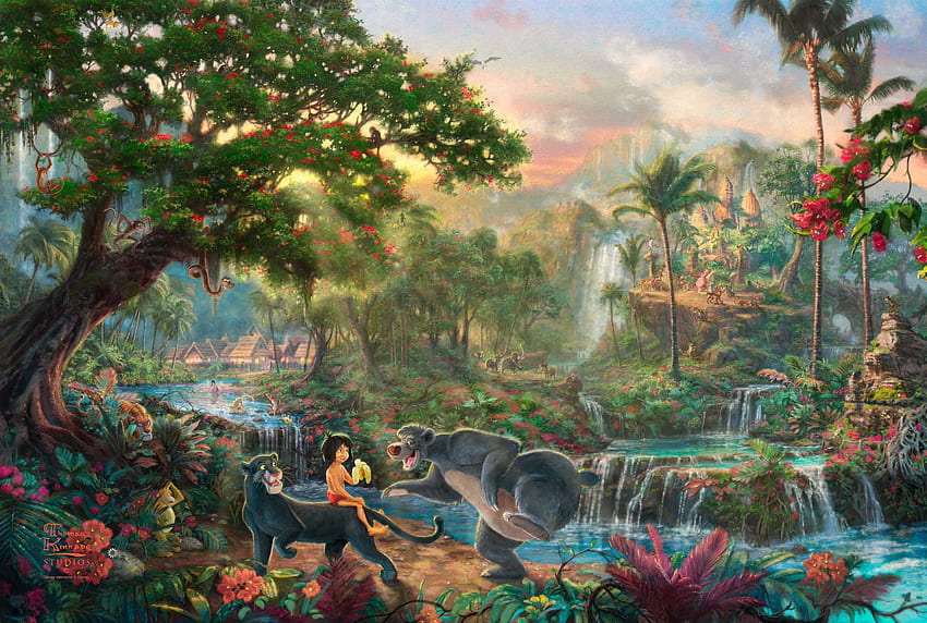 Disney Thomas Kinkade HD-Hintergrundbild