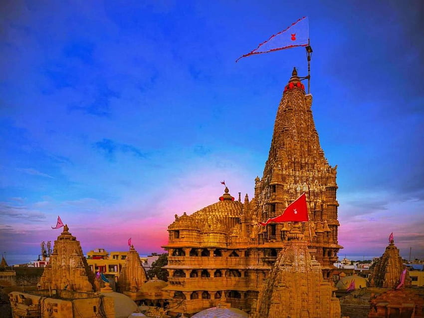 Хотел Dwarawati, Dwarka – Актуализирани цени за 2021 г., храм Dwarkadhish HD тапет