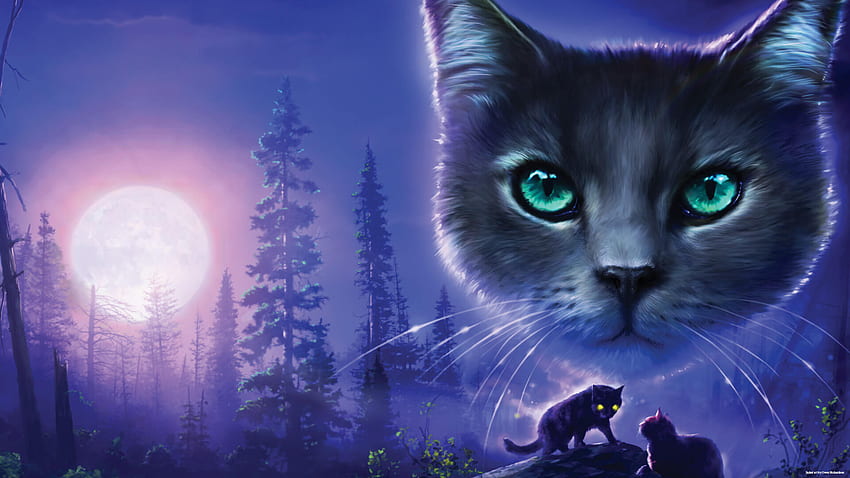 Фон за мащабиране за любителите на книги и как да промените фона за мащабиране, Warriors Cat HD тапет