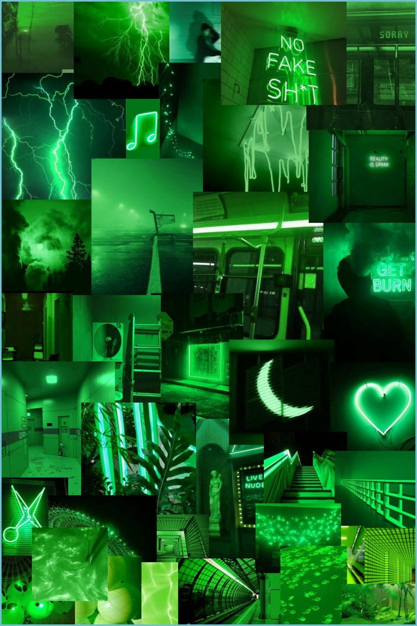 Green Aesthetic, Green Collage HD phone wallpaper | Pxfuel