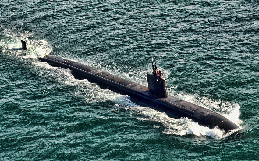USS Asheville, SSN 758, American Attack Submarine, กองทัพเรือสหรัฐฯ, กองทัพสหรัฐฯ, เรือดำน้ำ, กองทัพเรือสหรัฐฯ, Los Angeles Class, R For With Resolution คุณสูง วอลล์เปเปอร์ HD