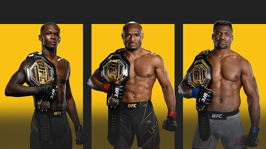 MMA: アフリカの UFC チャンピオンであるフランシス・ガヌー、カマル・ウスマン、イスラエル・アデサンヤに会いましょう 高画質の壁紙