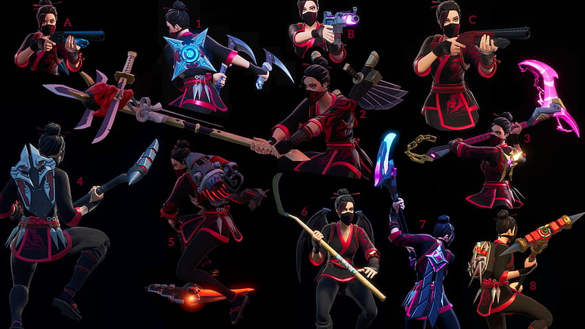 Is Red Jade the Best Uncommon? - item names in comments, Red Jade Fortnite HD wallpaper
