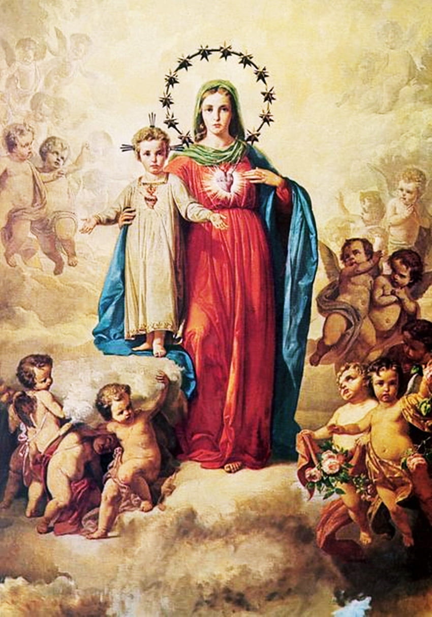 Mother Mary, Mother Mary and Jesus HD phone wallpaper | Pxfuel
