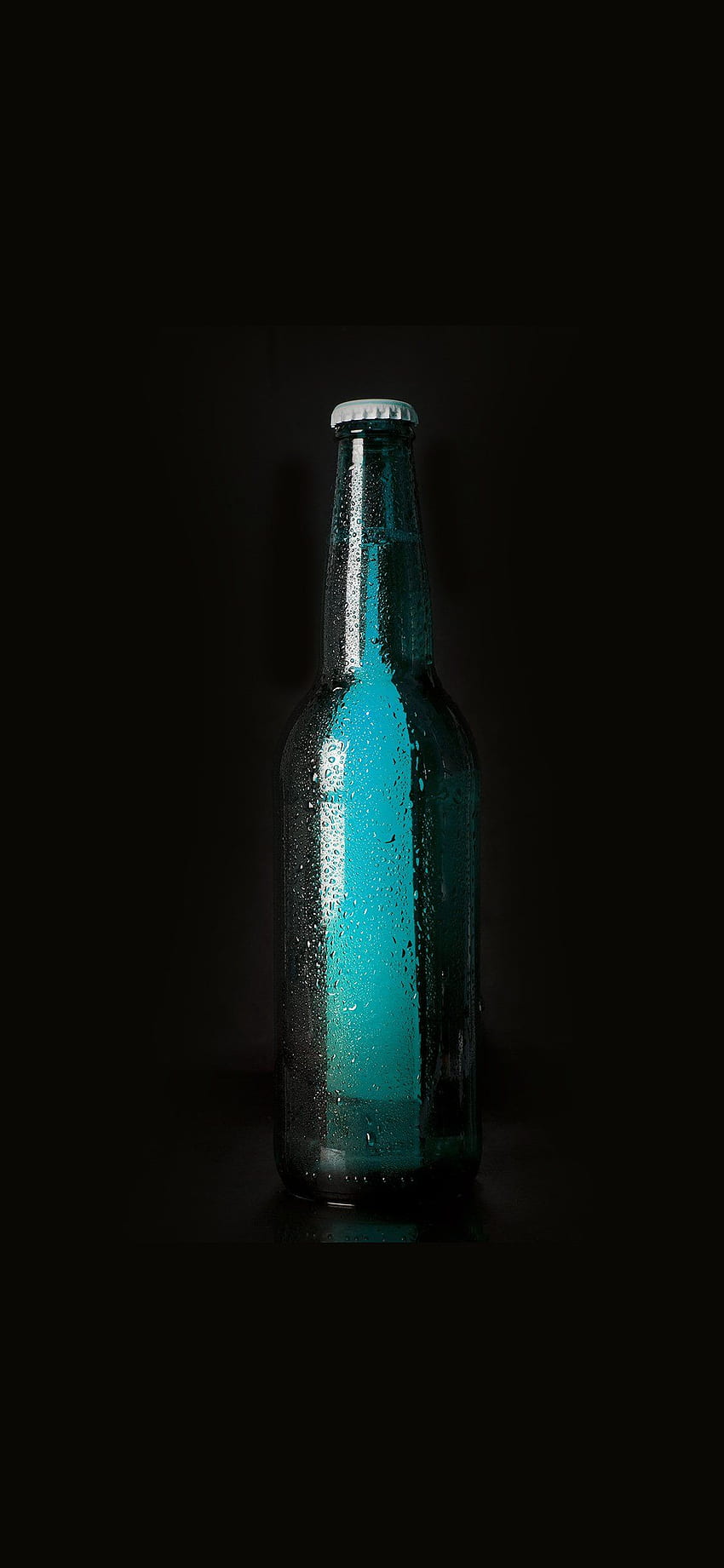 Бирените бутилки са изкуство на iPhone X HD тапет за телефон