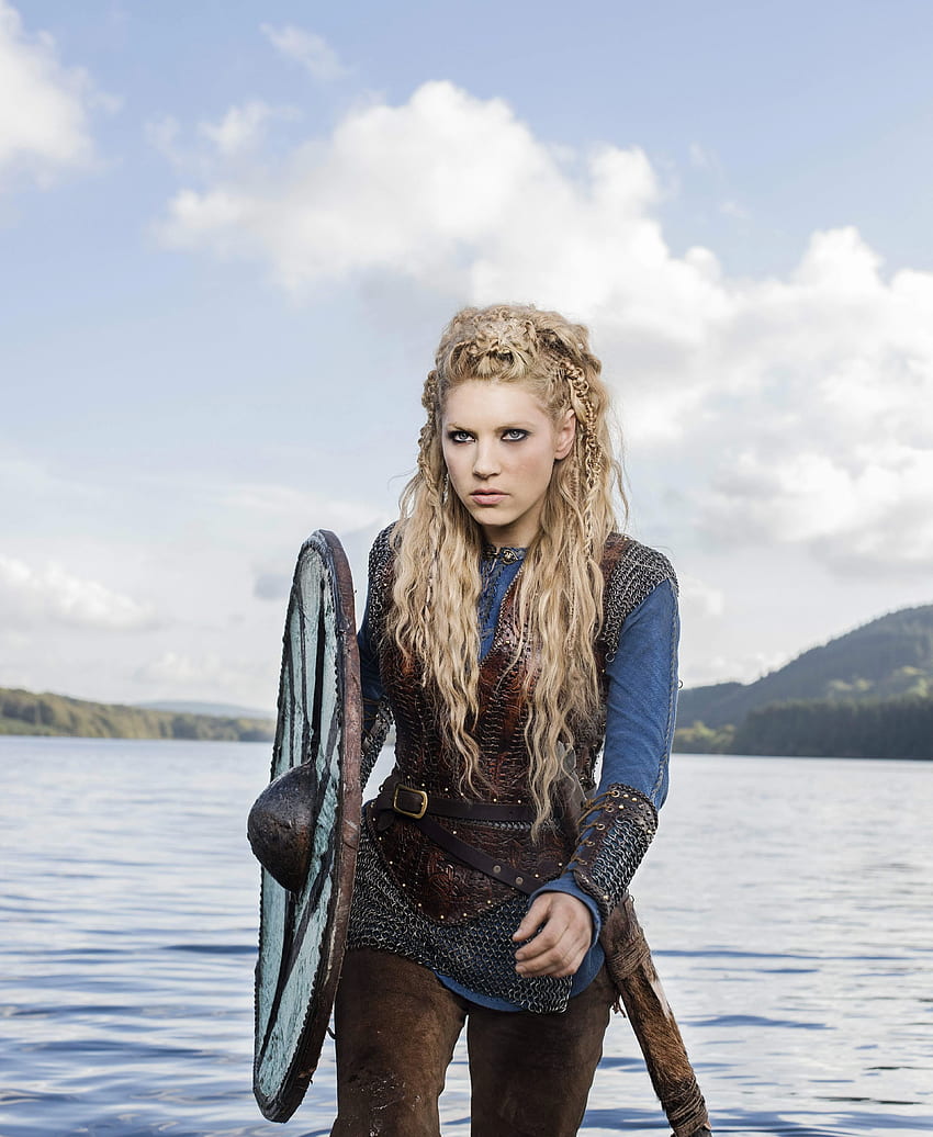 lagertha s . Викинги Катрин Уиник, коса на викинг, плитки на викинг, красиво момиче на викинг HD тапет за телефон